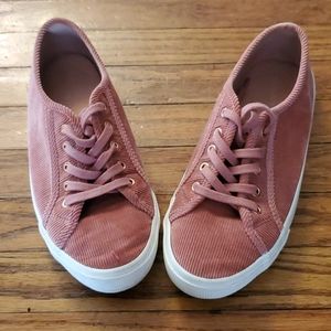 Old Navy Pink Corduroy Sneakers